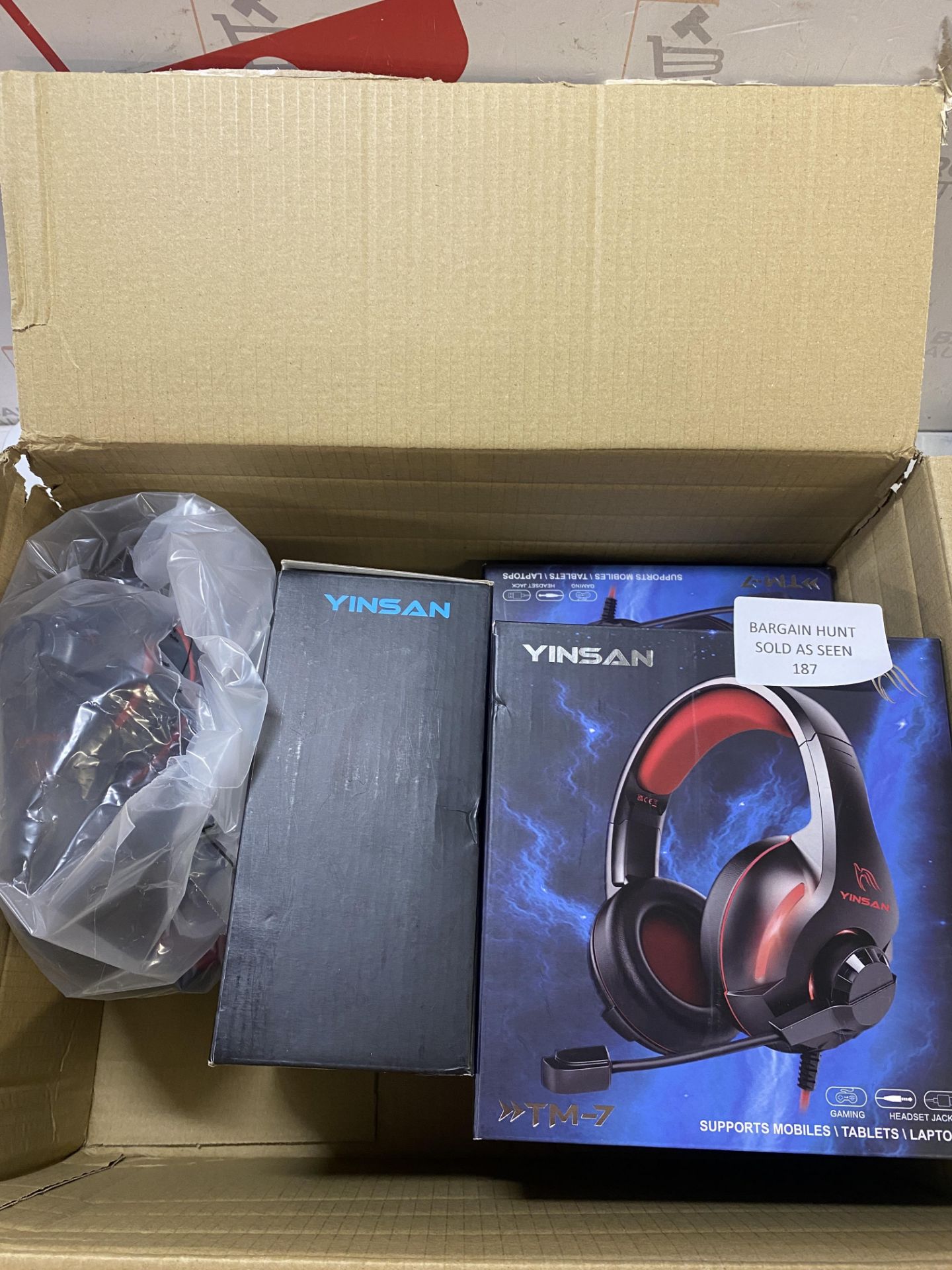 RRP £80 Set of 4 x YINSAN Gaming Headset for Nintendo Switch, PS4 Headset with Mic Xbox One Gaming - Image 2 of 2