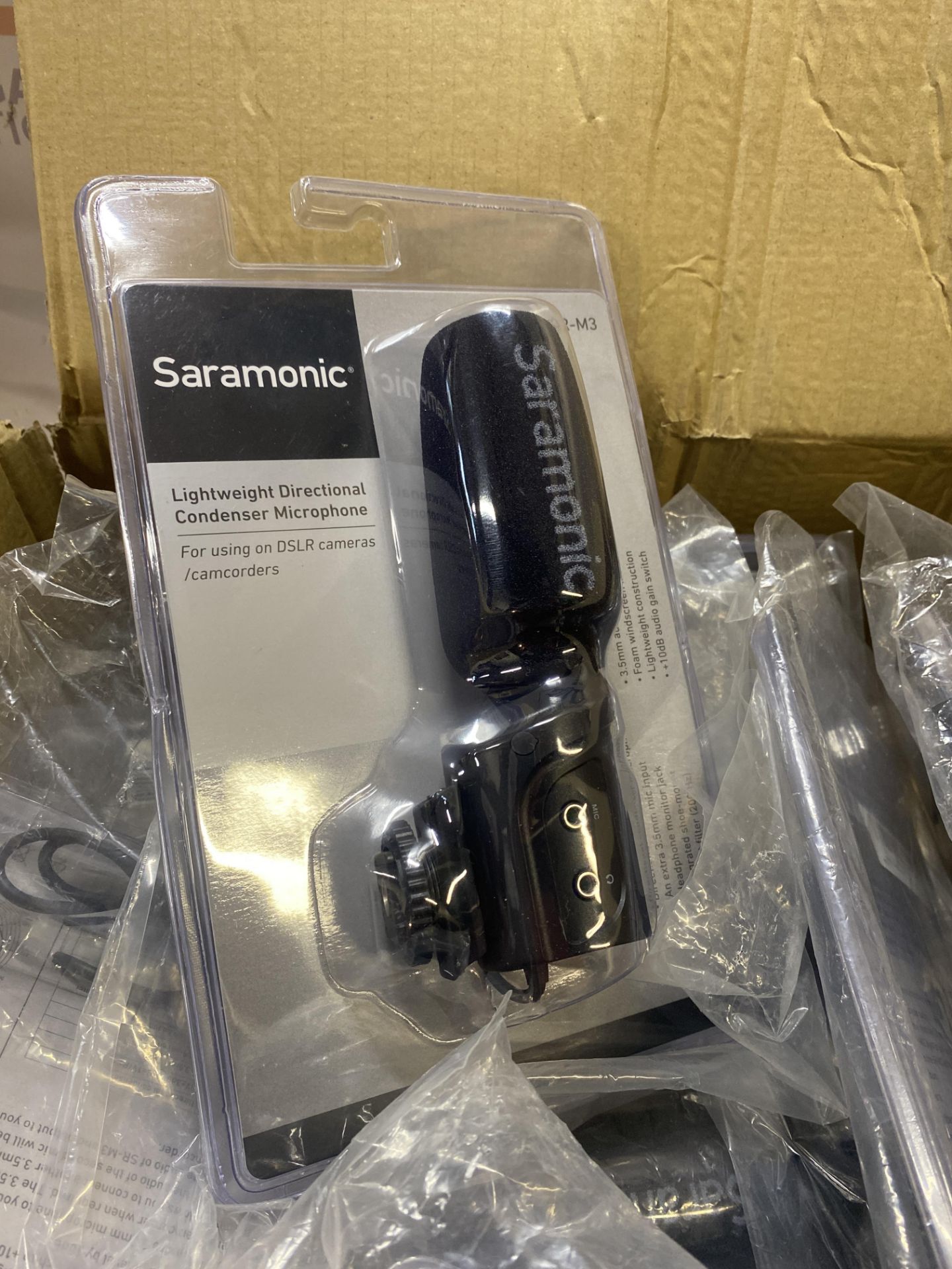 RRP £19.99 Video Microphone, Saramonic SR-M3 Mini Directional Shotgun Mic for Youtube and - Image 2 of 2