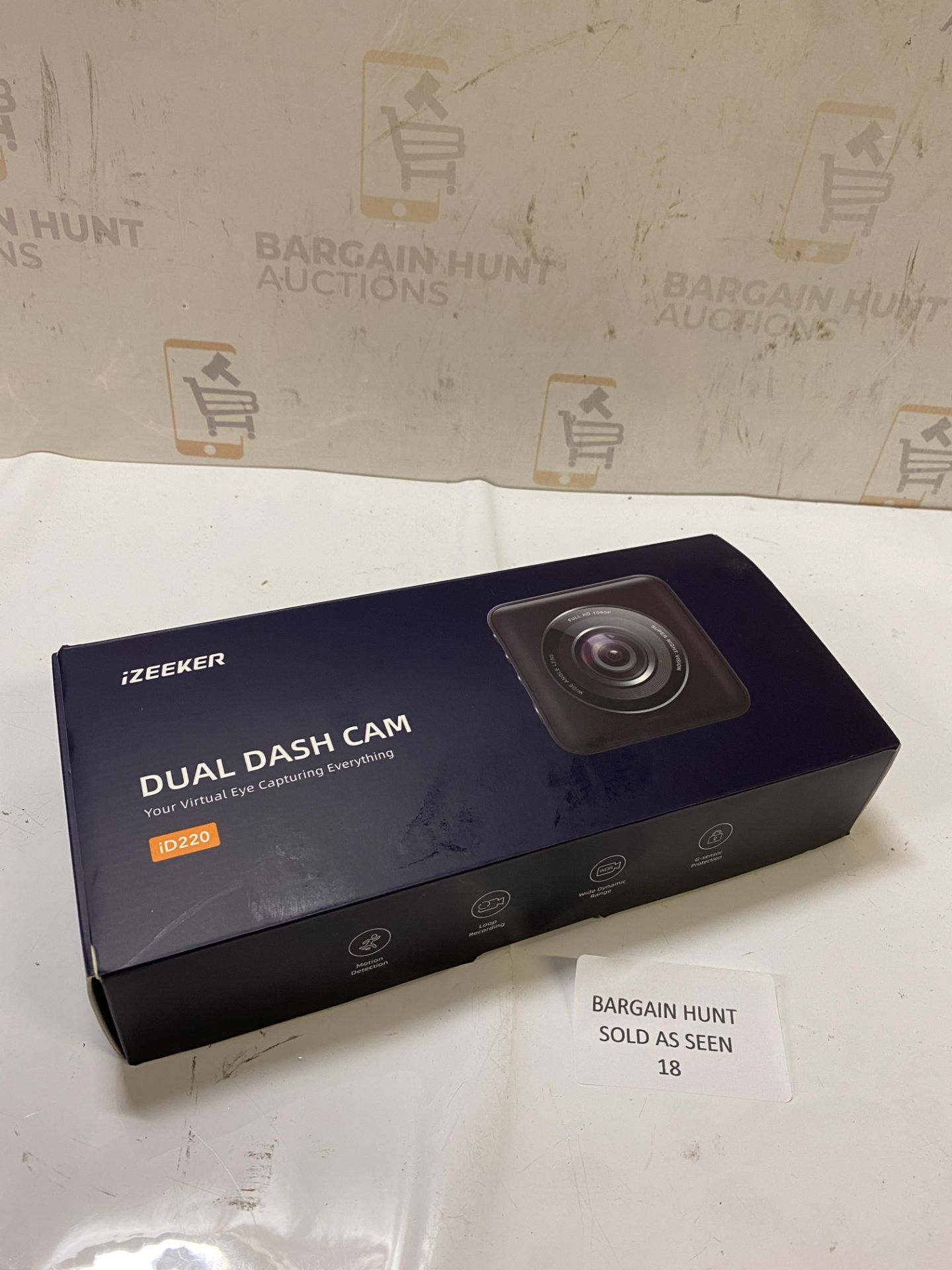 iZEEKER Dash Cam Front and Rear with SD Card 1080P Full HD Car Camera Dashboard, Dual Dashcam for - Image 2 of 2