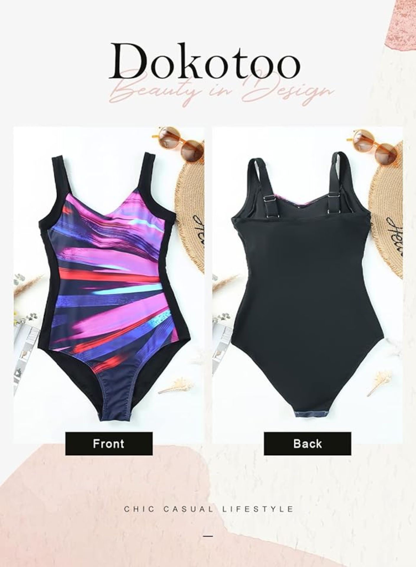 Approx RRP £500, Collection of Dokotoo Women's Swimming Costumes, 20 Pieces - Image 2 of 3