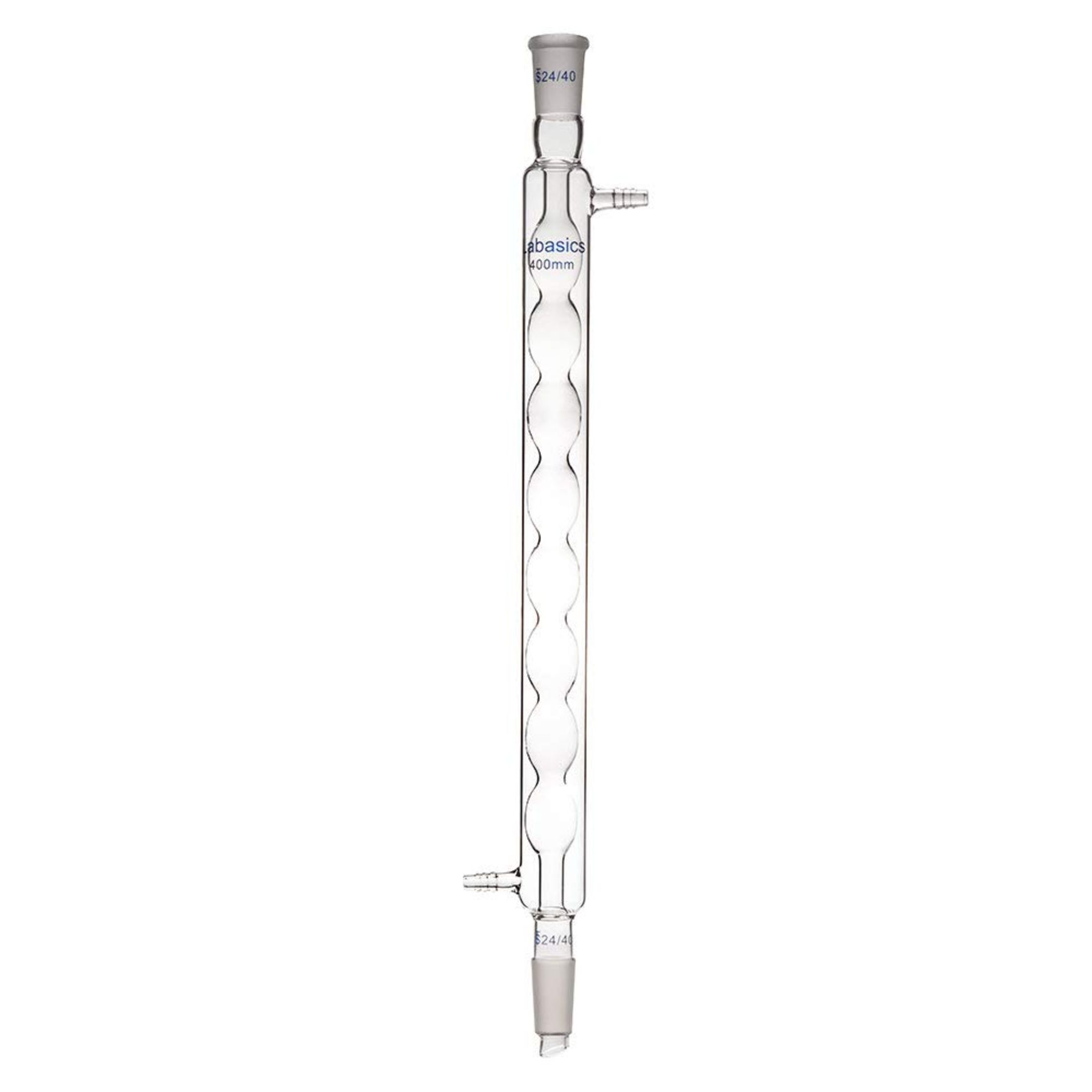 RRP £47.99 Labasics Borosilicate Glass Allihn Condenser with 24/40 Joint 400mm Jacket Length Lab