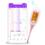 RRP £35.99 Easy@Home Smart Basal Thermometer, Large Screen and Backlit, Period Tracker with