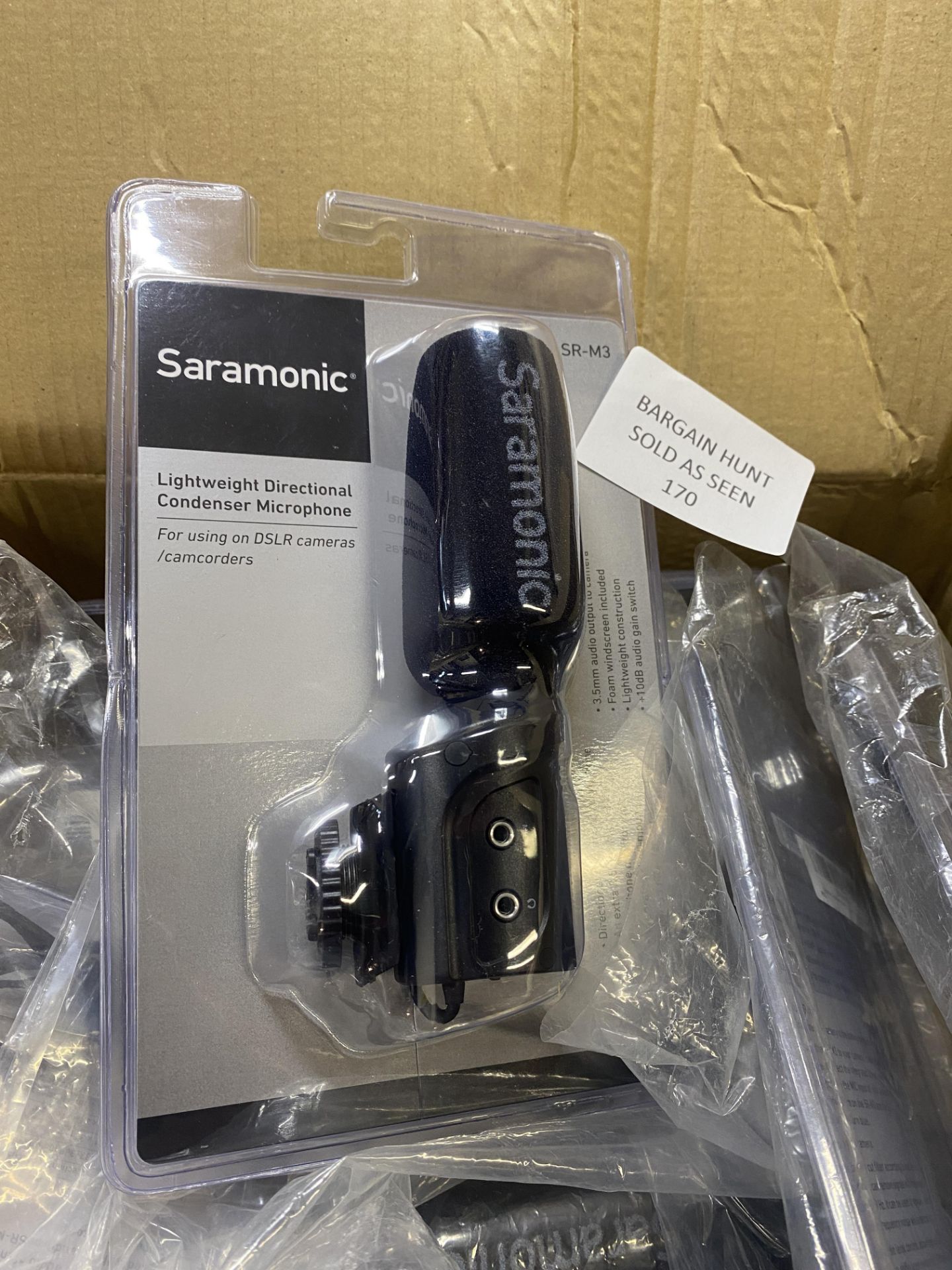 RRP £19.99 Video Microphone, Saramonic SR-M3 Mini Directional Shotgun Mic for Youtube and - Image 2 of 2