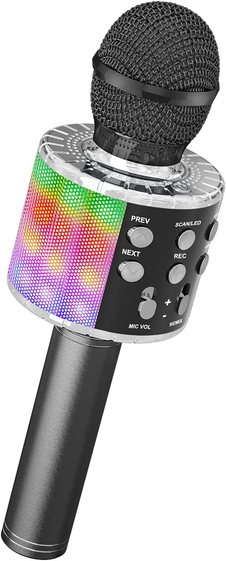 RRP £90 Lot of 6 x Karaoke Wireless Microphone, 4 in 1 Handheld Bluetooth Microphones Speaker