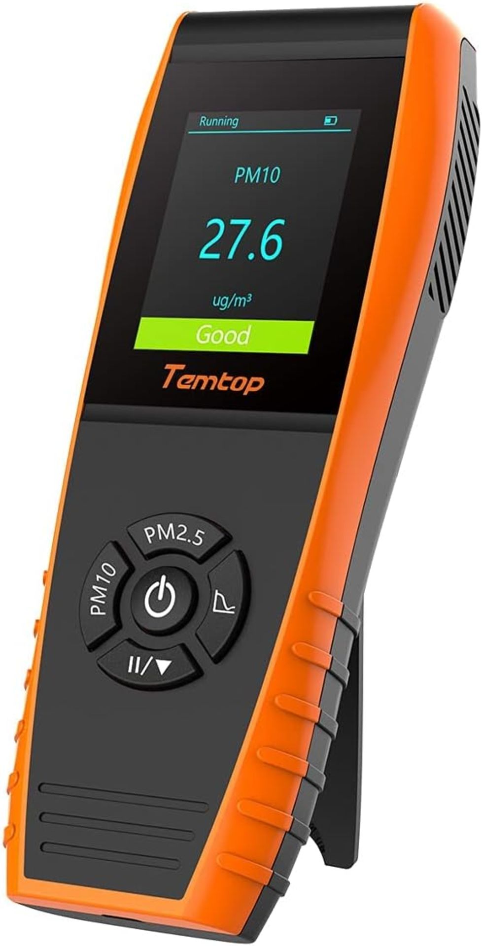 RRP £79.99 Temtop Air Quality Detector, PM2.5 PM10 Particle Monitor Professional Laser Air Quality