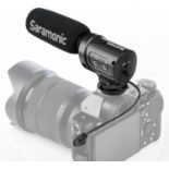 RRP £19.99 Video Microphone, Saramonic SR-M3 Mini Directional Shotgun Mic for Youtube and