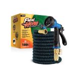 RRP £48.99 Flexi Hose Upgraded 100FT Expandable Garden Hose Pipe Including 8 Function Spray Gun