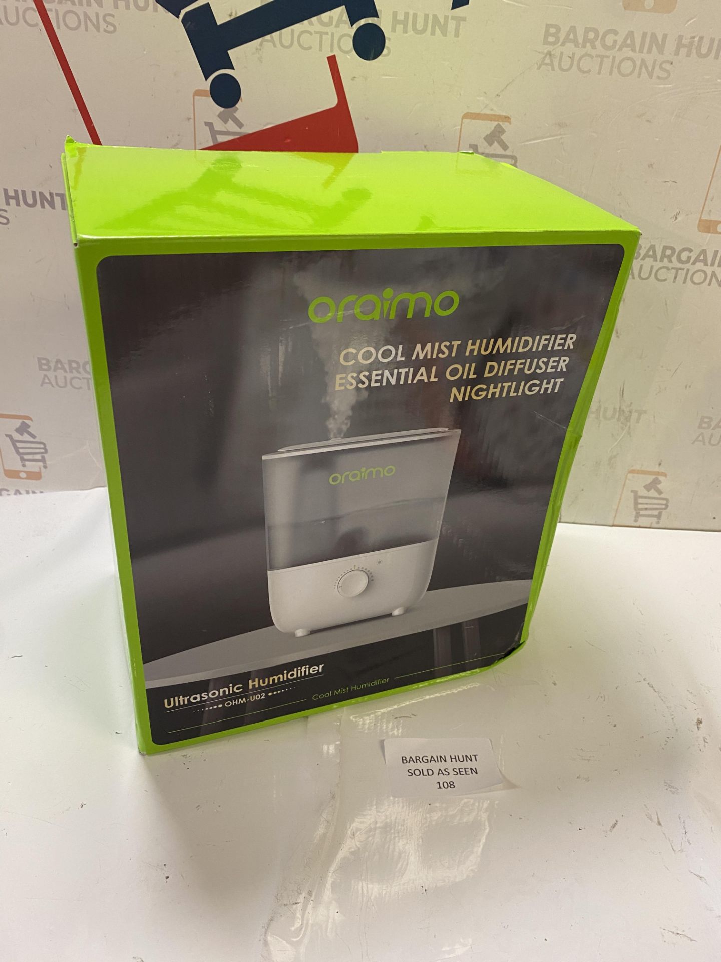 RRP £32.99 Oraimo Humidifiers, Top Fill Humidifier for Bedroom, 26dB Quiet, Easy to Clean, 2.5L - Image 2 of 2