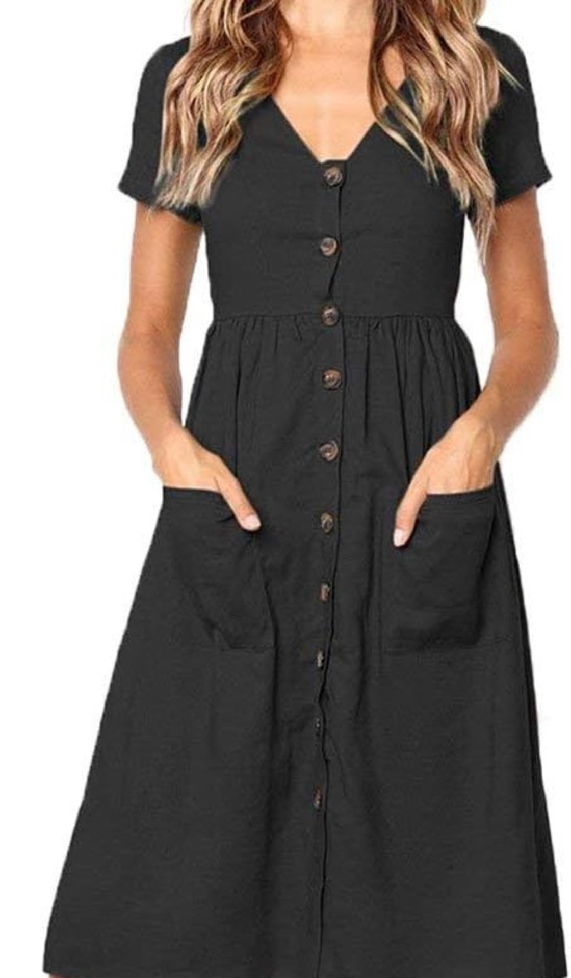 RRP £220 Set of 11 x Summer Dresses for Women Casual Midi Dress Short Sleeve