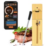 RRP £44.99 AIRMSEN Wireless Meat Thermometer, [150m Range] Bluetooth Meat Thermometer Wireless,