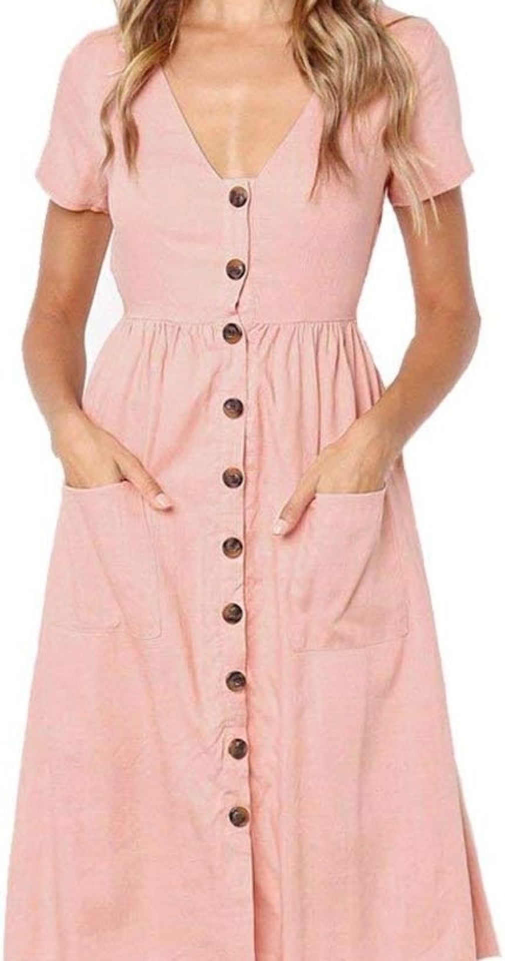 RRP £220 Set of 11 x Summer Dresses for Women Casual Midi Dress Short Sleeve - Image 3 of 4