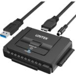 UNITEK USB 3.0 to IDE SATA Hard Drive Adapter Cable, IDE External Converter for Universal 2.5/3.5