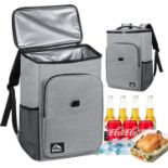 Anstore 30L Cooler Backpack Large Insulated Picnic Lunch Backpack Cooling Bag