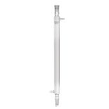 RRP £48.99 Labasics Borosilicate Glass Liebig Condenser with 24/40 Joint 500mm Jacket Length Lab