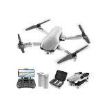 RRP £129 4DRC F3 GPS Drone for Adults with 4K Camera 5G FPV Live Video for Beginners, Foldable RC
