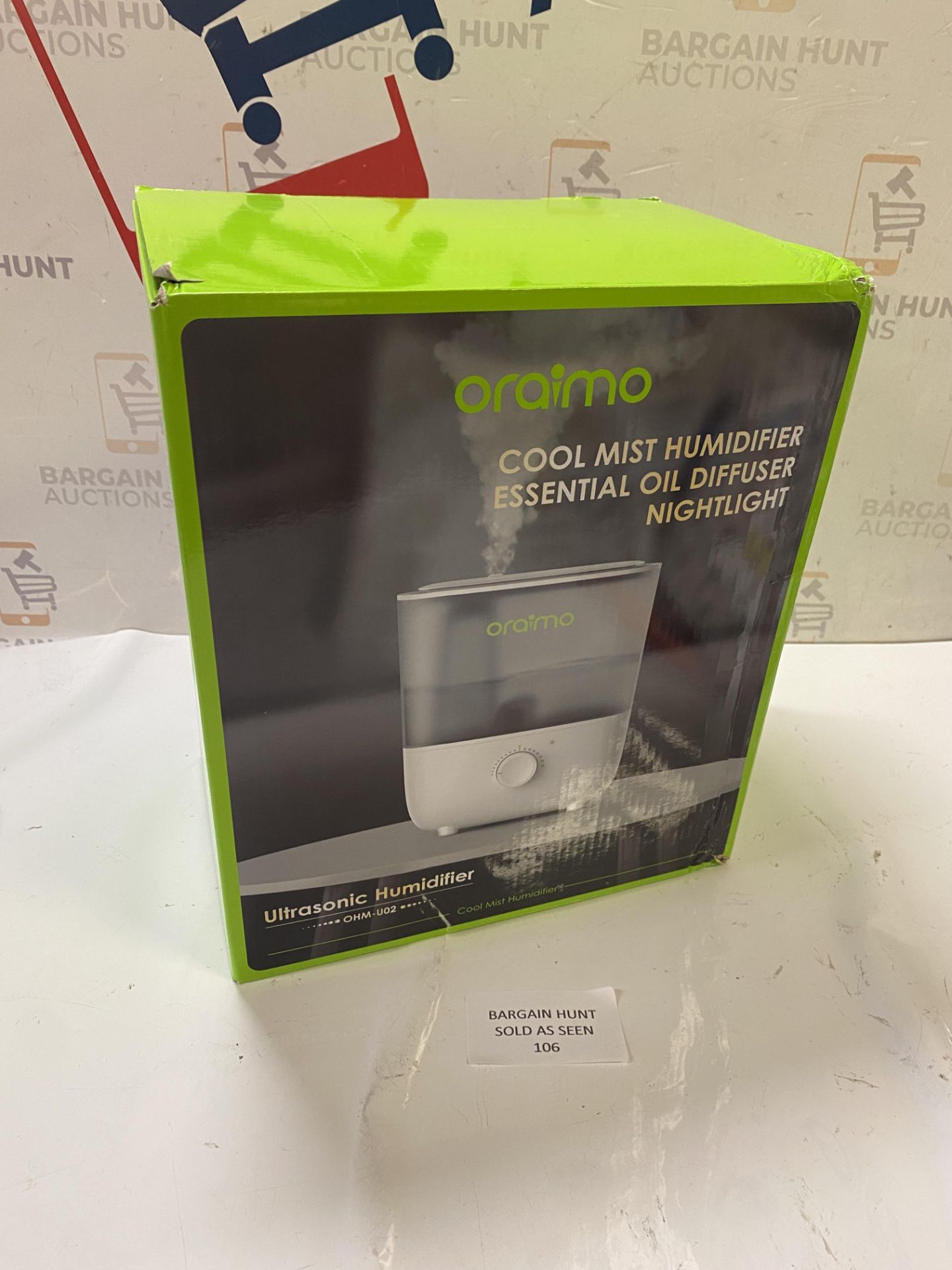 RRP £32.99 Oraimo Humidifiers, Top Fill Humidifier for Bedroom, 26dB Quiet, Easy to Clean, 2.5L - Image 2 of 2