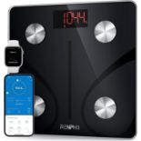 RRP £35.99 RENPHO Scale for Body Weight 500lbs, Extra-High Capacity Smart Bathroom Scale with