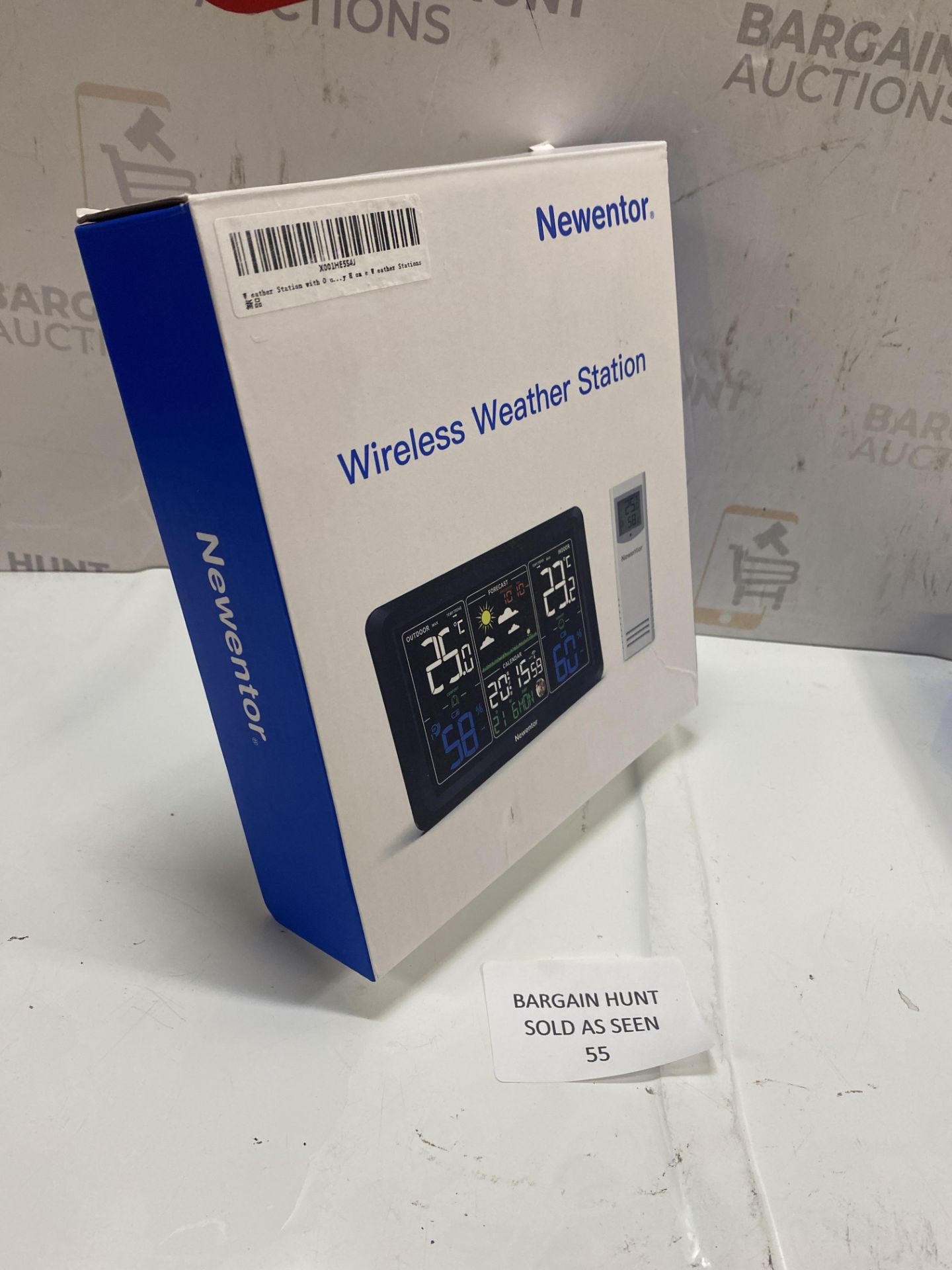 RRP £39.99 Newentor Wireless Weather Station with Outdoor Sensor, Indoor and Outdoor Temperature - Image 2 of 2