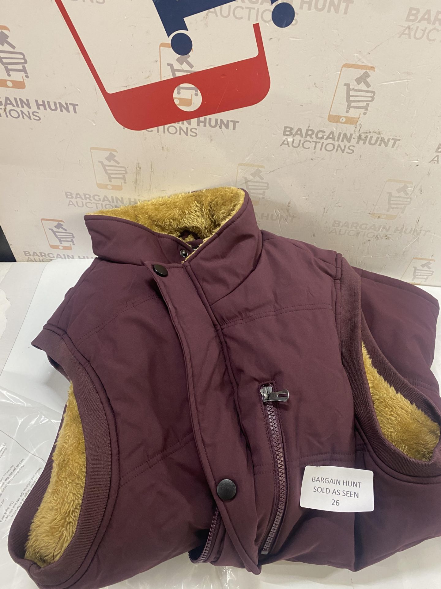 RRP £45.99 TACVASEN Men's Gilet Fleece Body Warmer Work Vest Thermal Outdoor Sleeveless Jacket - Image 2 of 2