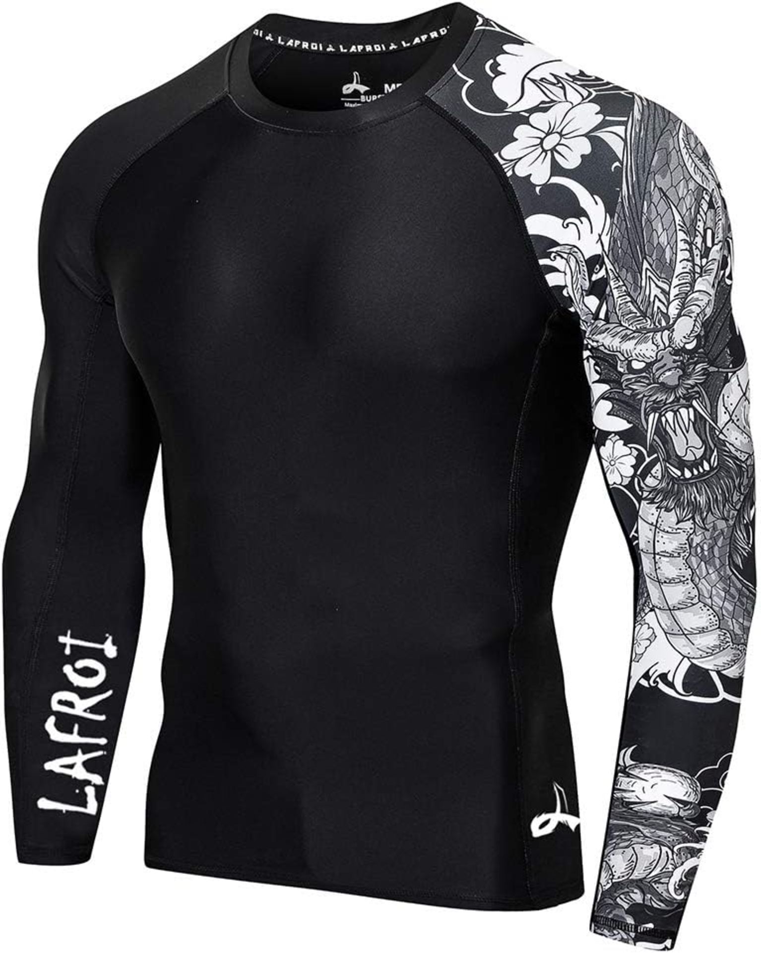 RRP £65 Collection of LAFROI Men's Sports Wear, 3pcs Compression Fit Tights Shorts and 2 x Long - Image 2 of 4