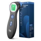 Forehead Thermometer for Adults Kids, Non Contact Touch Infrared LCD Display Digital Baby