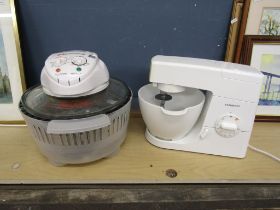 Kenwood mixer and SQ Professional halogen oven, both from a house clearance