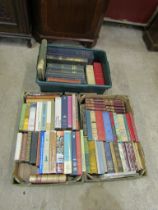 3 Boxes of mixed vintage books