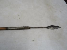 Shona double ended throwing spear. L108cm approx - please note we are unable to offer postage on