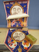 4 x King George VI and Elizabeth posters