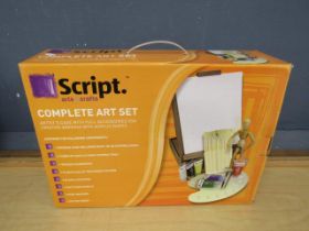 Script complete art set in box