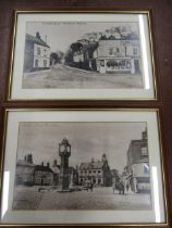 2 Downham Market framed photos