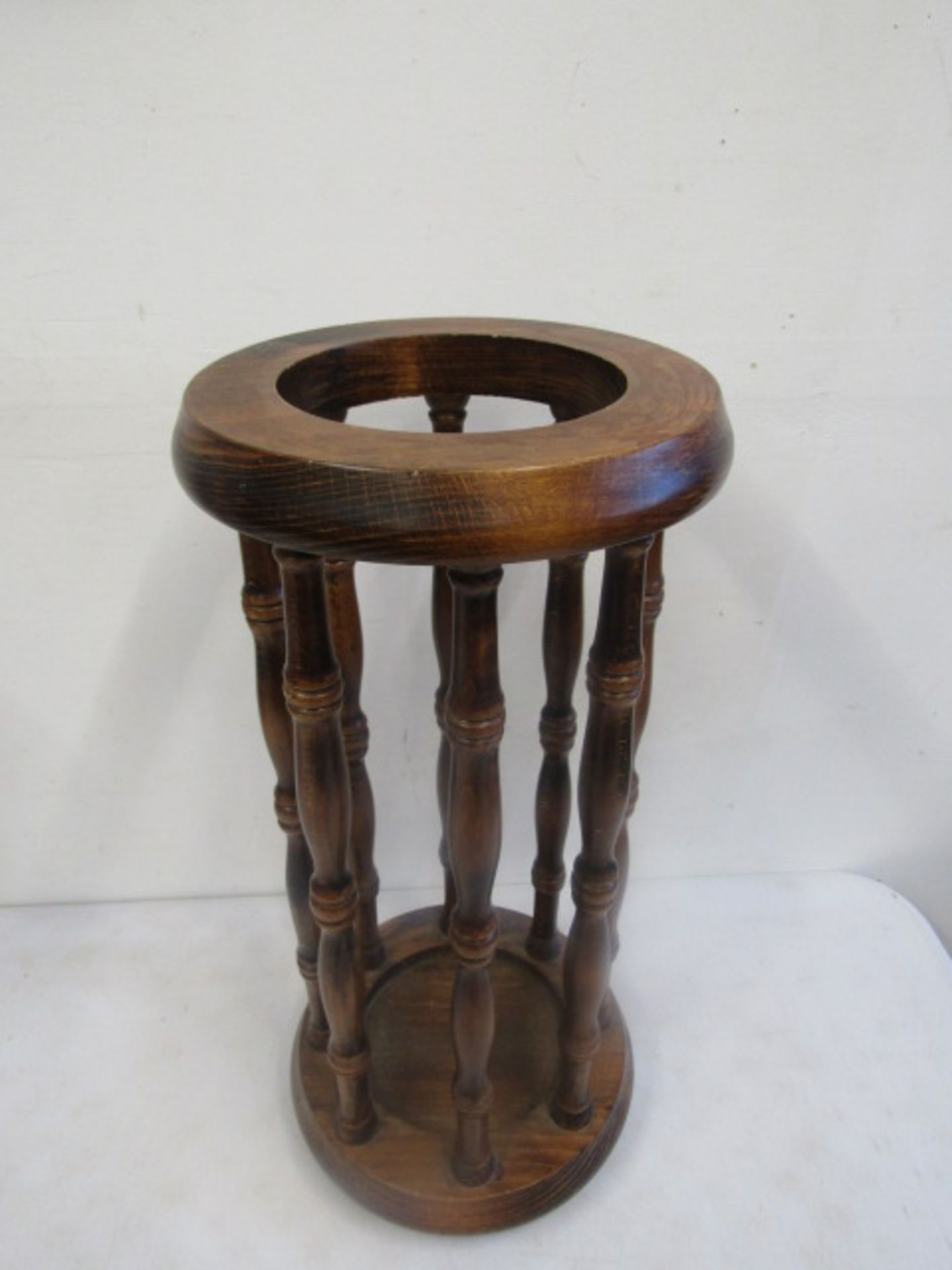 A wooden stick stand 54cmH - Image 2 of 2