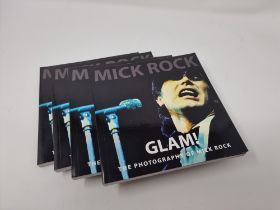 Lot of 4 Brand New Mick Rock GLAM! photo books, includes Roxy Music, David Bowie Siouxsie etc