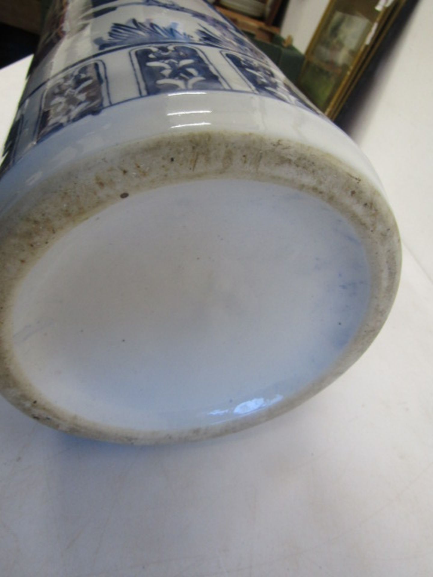 An Oriental  ceramic stick stand 62cmH - Image 5 of 5