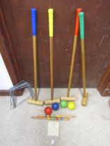 Child's Croquet set