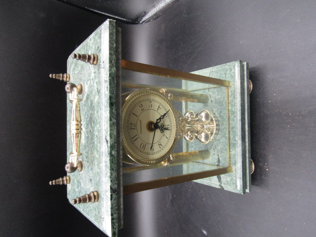 A Commodore brass and marble anniversary clock - Image 2 of 4