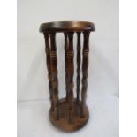 A wooden stick stand 54cmH