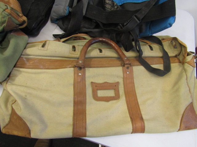 vintage bags,a rucksack and a Next suit bag - Image 3 of 5