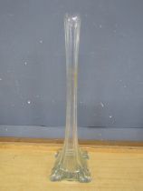 A tall vintage bud vase 52cmH