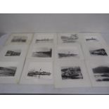 Steamship mounted photo's