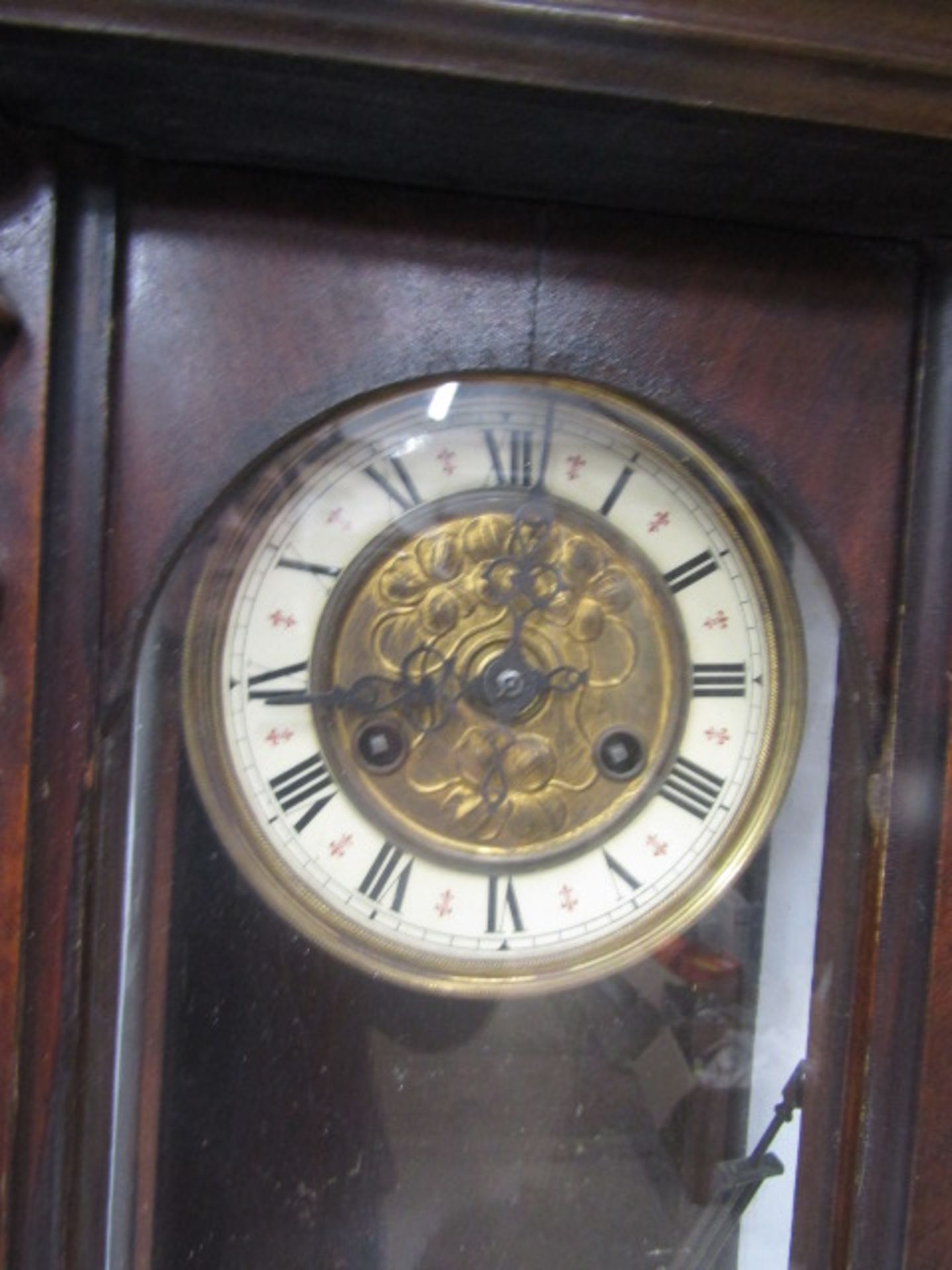 Wall clock with pendulum - Image 2 of 3