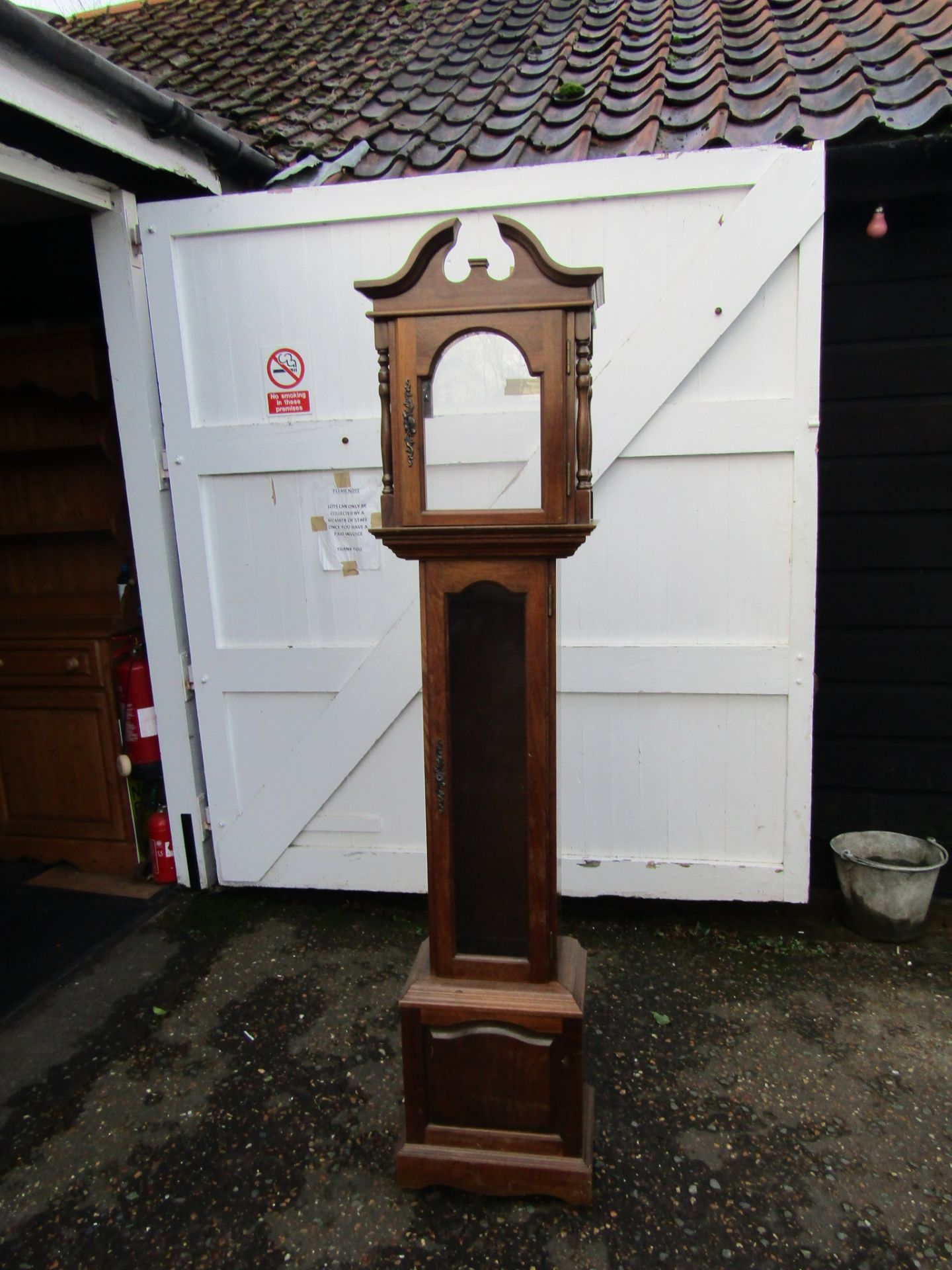 Longcase clock case