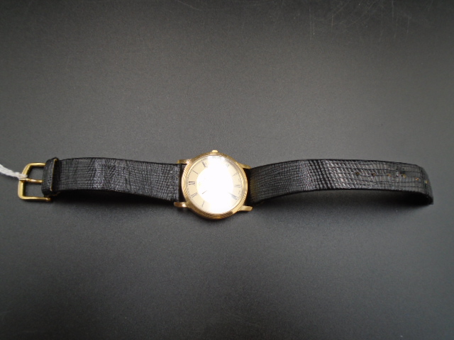 A Verity quartz gents watch - black leather strap. - Image 3 of 4