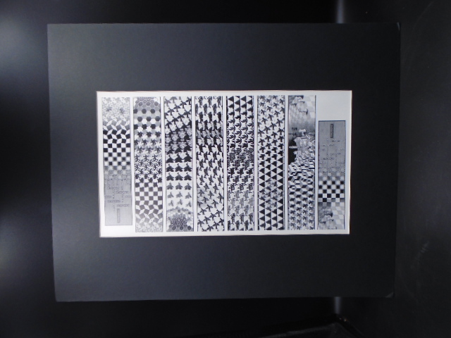 After MC Escher lithograph of Metamorphosis, 40cm x 50cm incl mount - Image 2 of 4