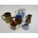 Studio pottery jugs inc Sedgefield