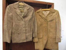 2 vintage suede jackets