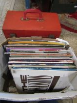 Box and case LPs inc Ministry of Sound, Ice T, U2 etc etc