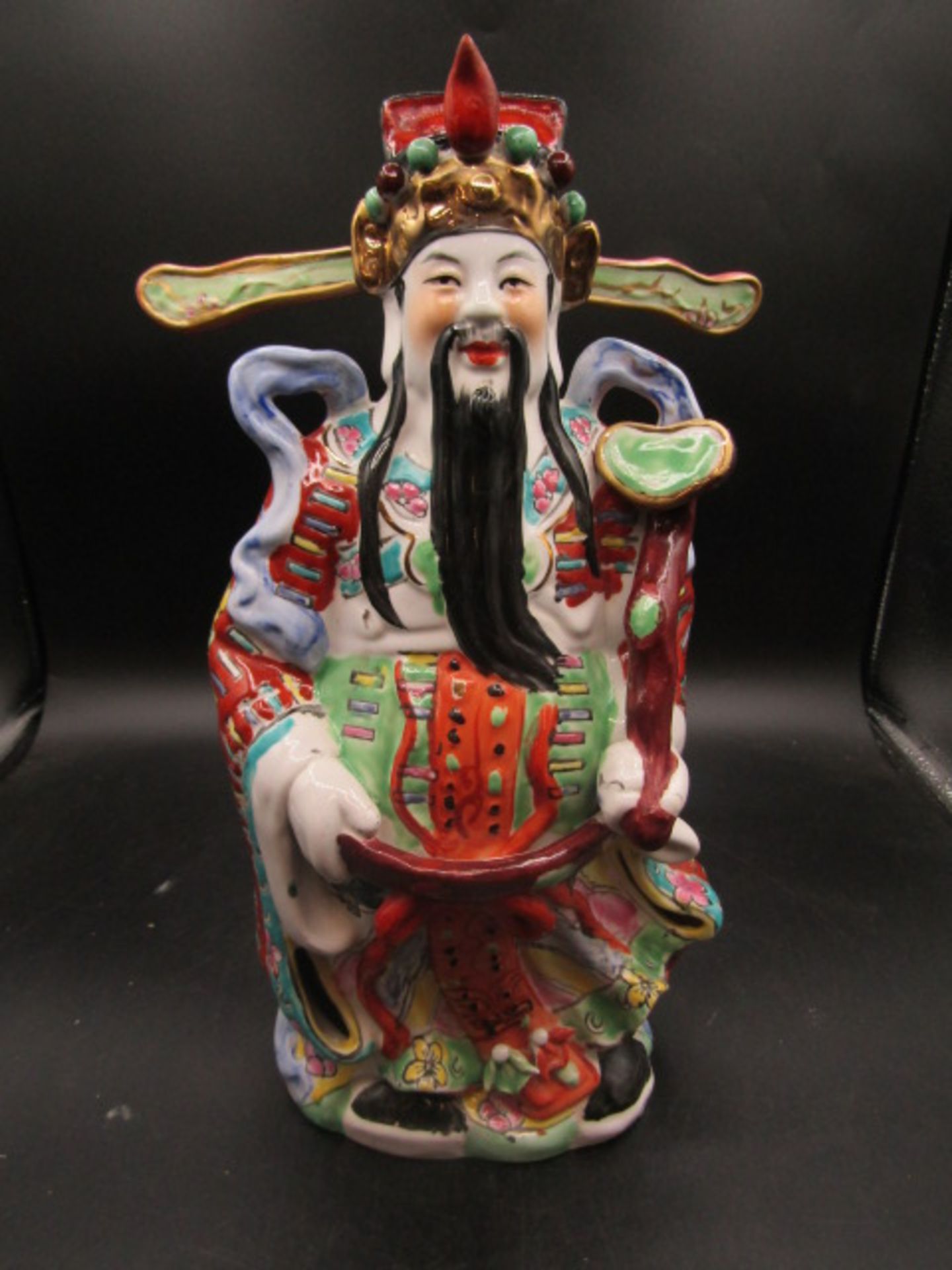 Vintage Chinese wise man 36cmH