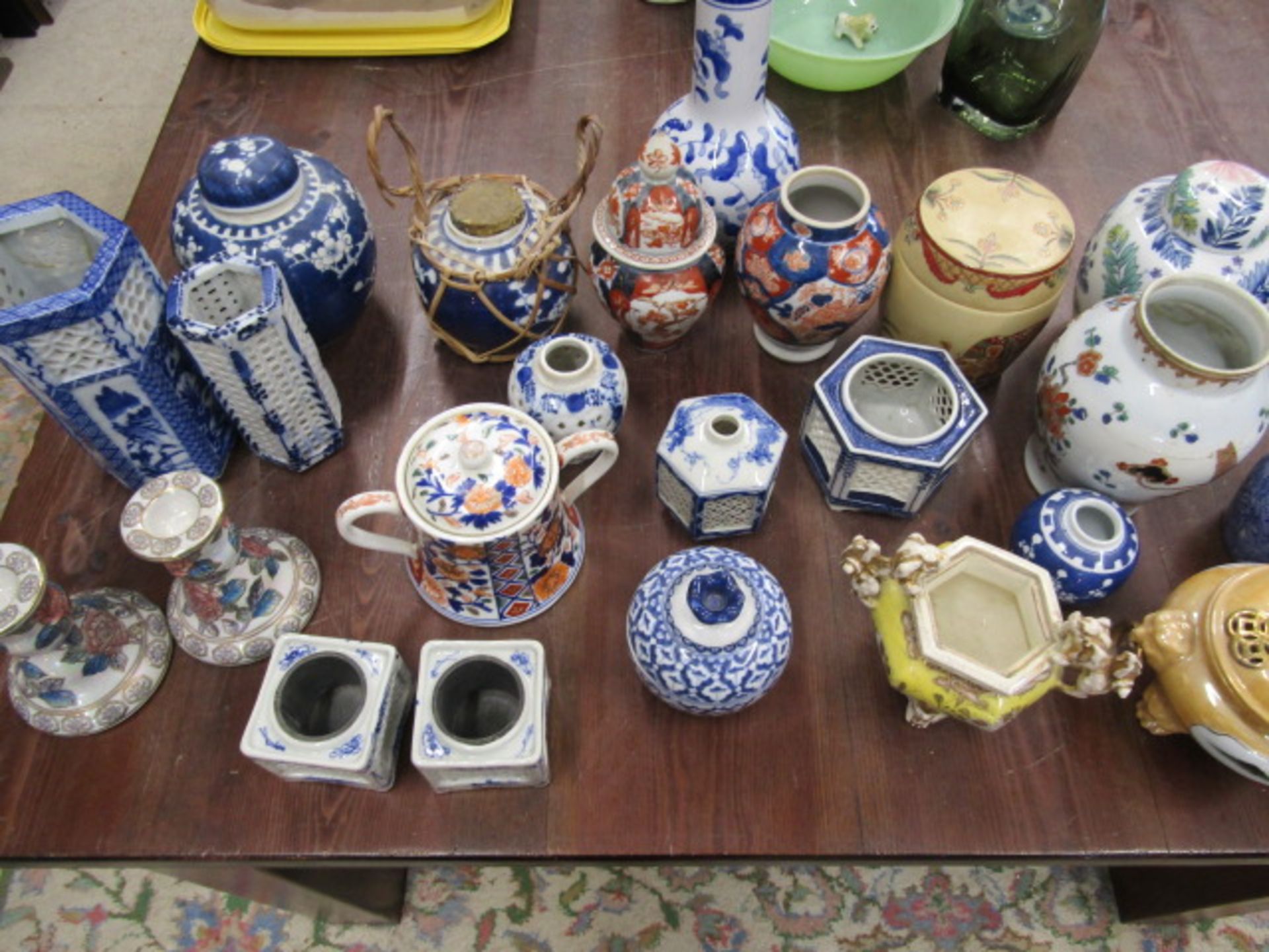 Job lot Oriental ceramics