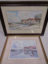 Lithograph by Jason Sexton of Jason Partner Blakeney Quay and a print of the same image